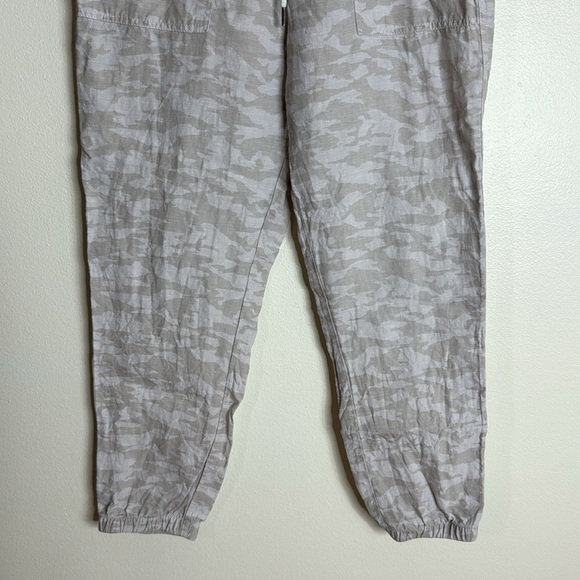 Athleta ladies Cabo tide linen jogger 100% linen pants size 10 - Picture 3 of 11